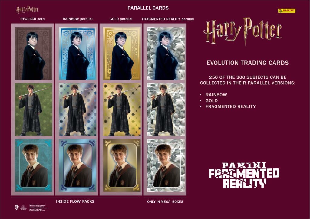 PANINI Harry Potter Evolution Trading Cards Mega Box【製品情報