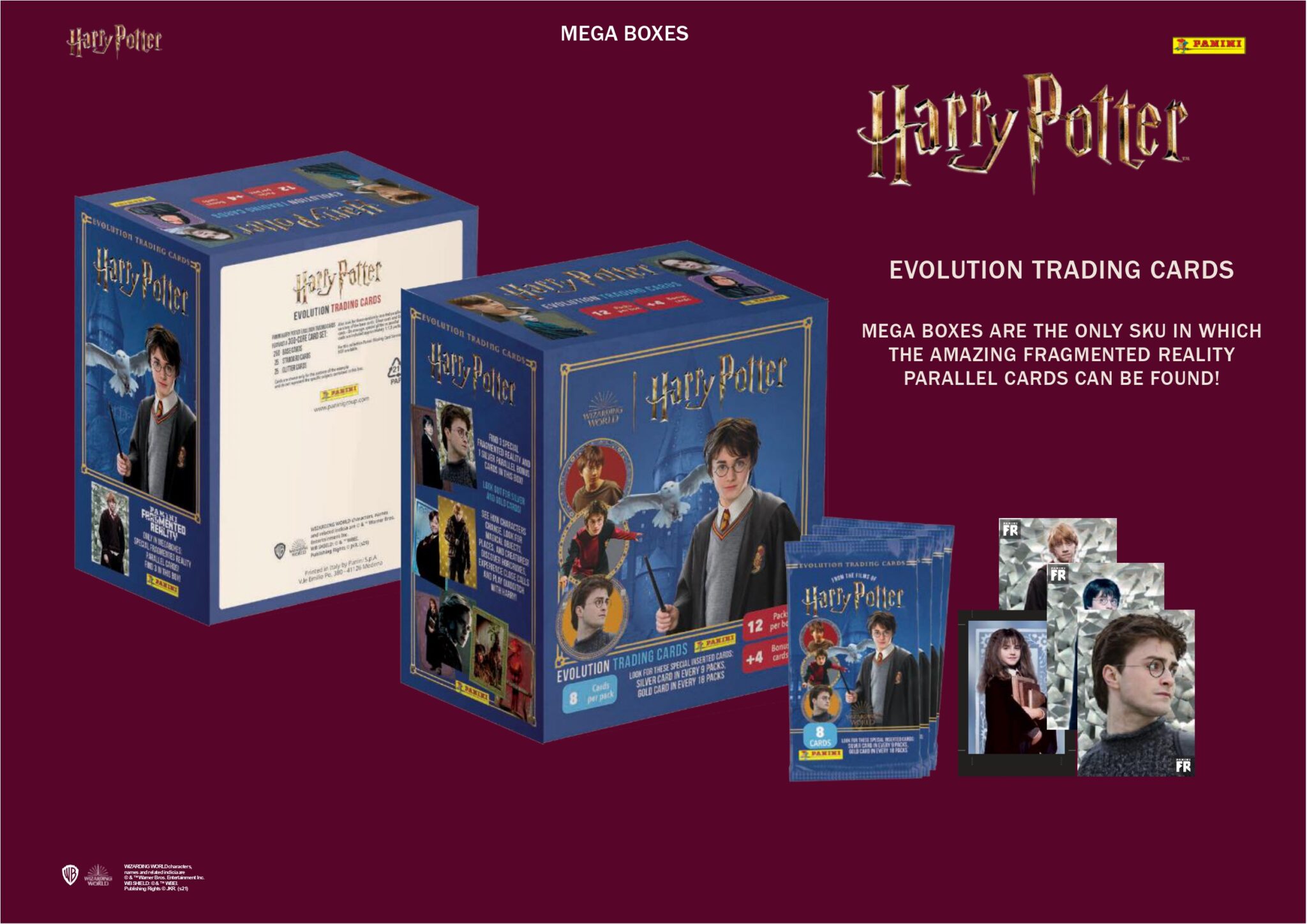 PANINI Harry Potter Evolution Trading Cards Booster【製品情報】 Trading