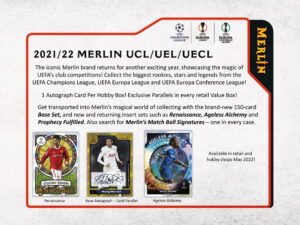2021-22 TOPPS UEFA CHAMPIONS LEAGUE MERLIN HOBBY