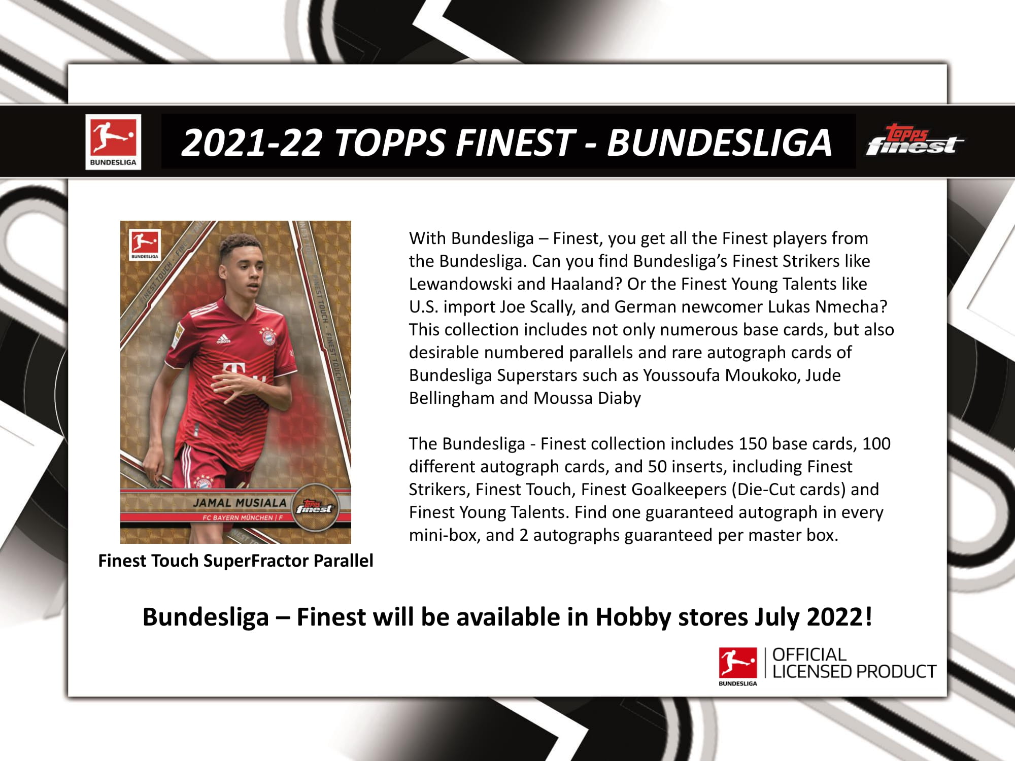 2022 TOPPS BUNDESLIGA FINEST