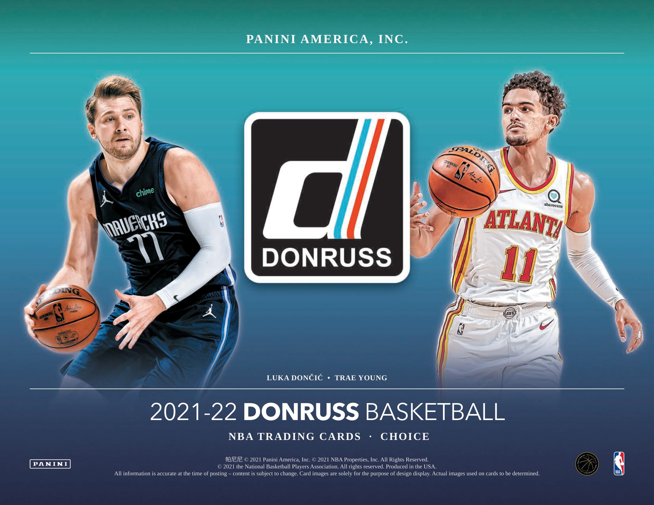 NBA 2021-22 DONRUSS BASKETBALL CHOICE