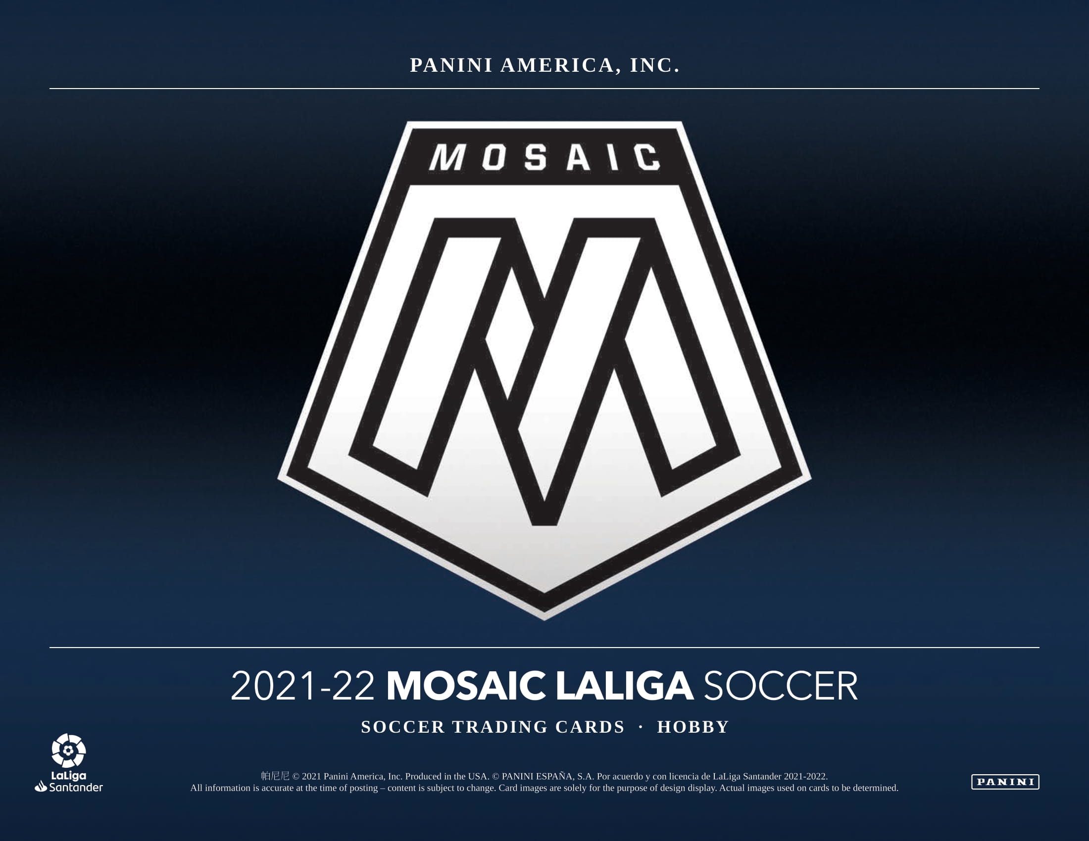 ⚽ 2021-22 PANINI MOSAIC LALIGA SOCCER【製品情報】 | Trading Card 