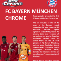 TOPPS CHROME TEAM SET - BAYERN MUNCHEN