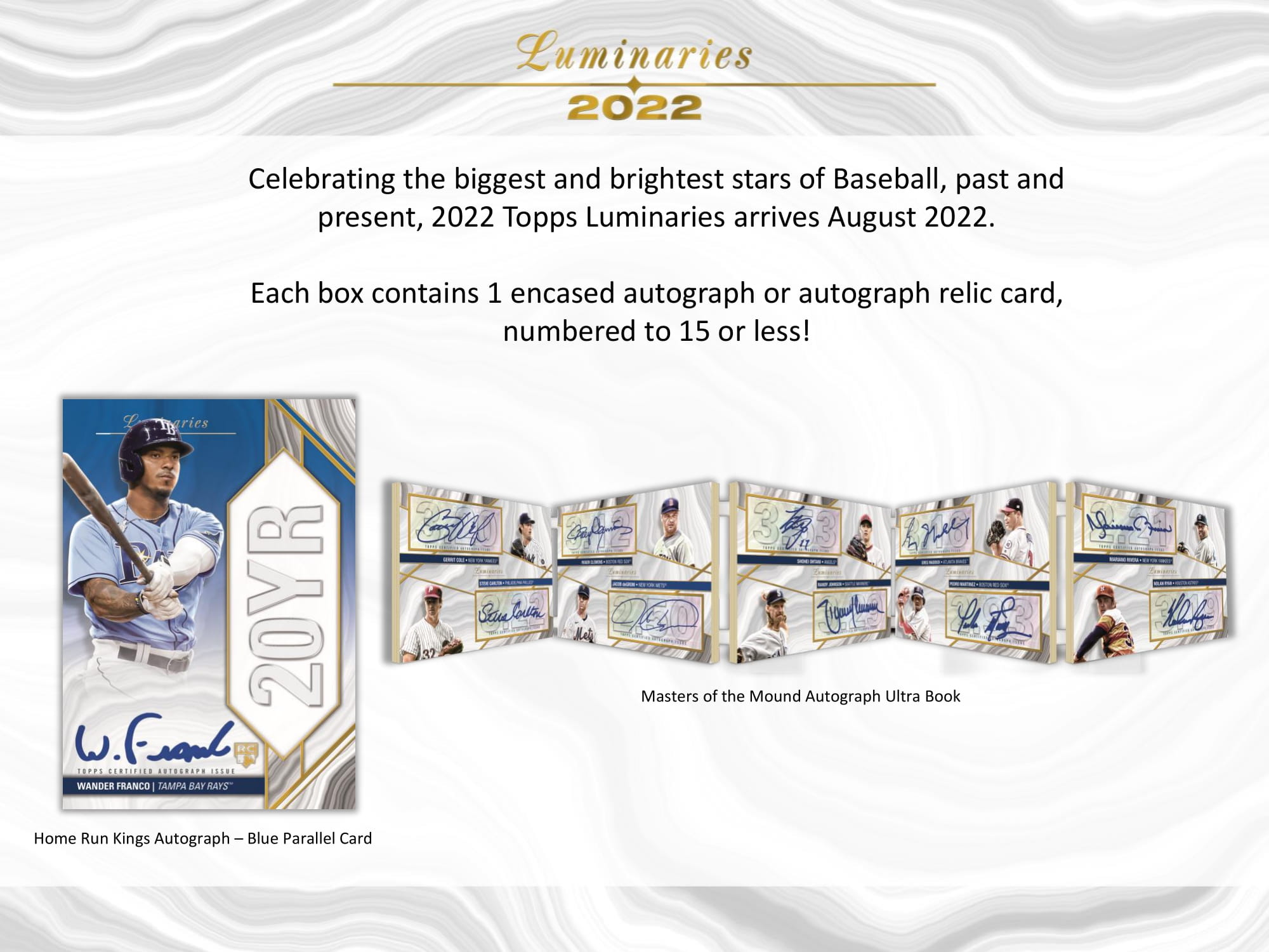 MLB 2022 TOPPS LUMINARIES BASEBALL HOBBY