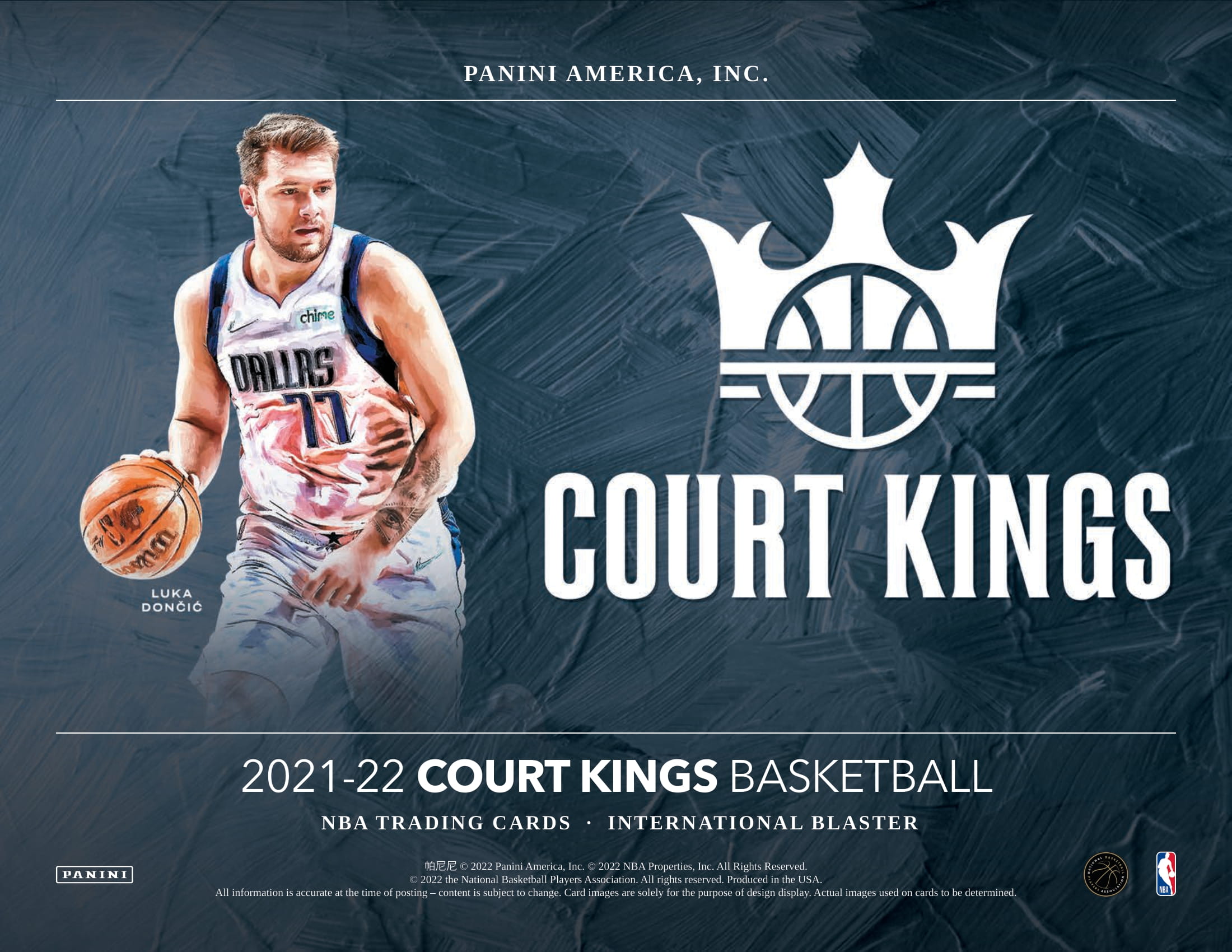 NBA 2021-22 PANINI COURT KINGS BASKETBALL RETAIL INTERNATIONAL BLASTER