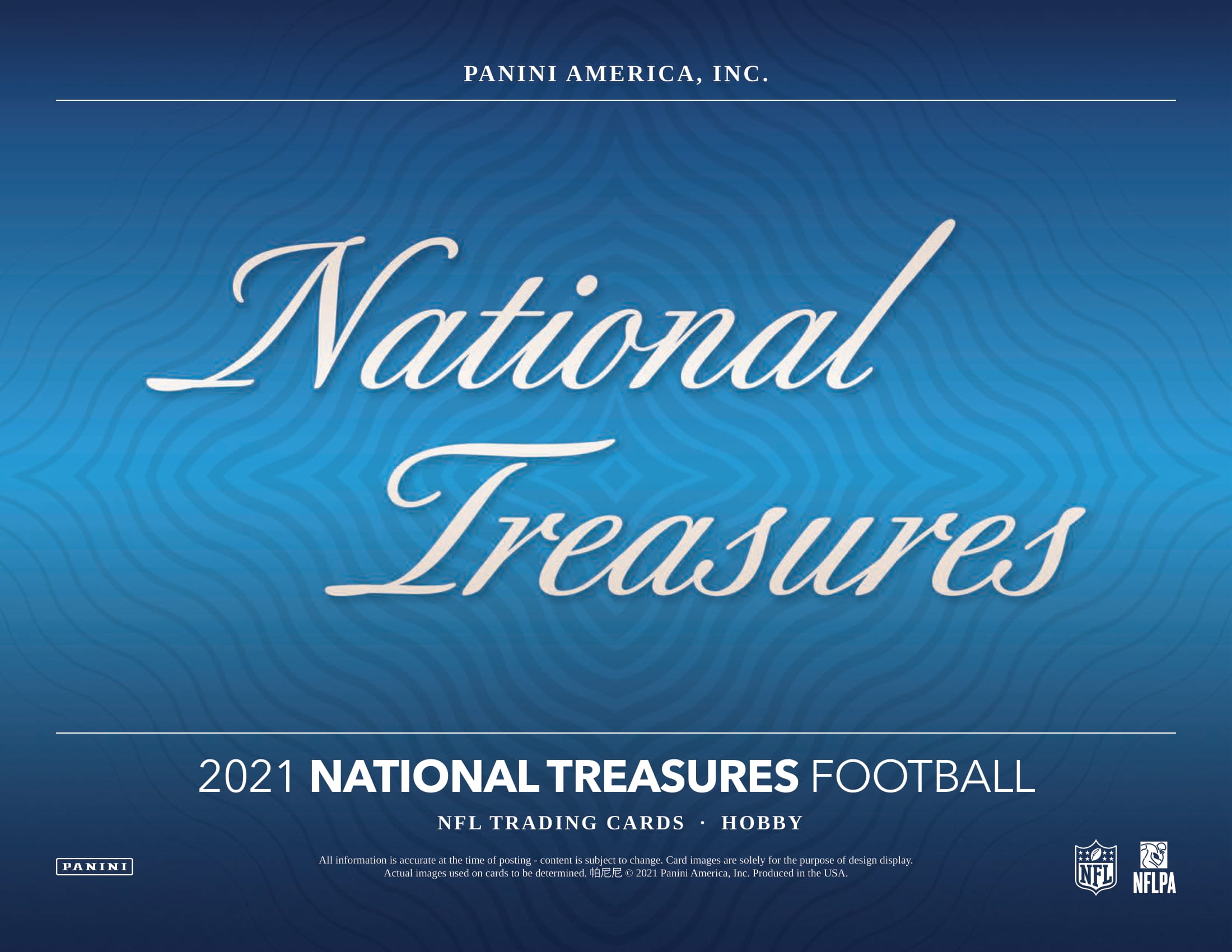 NFL 2021 PANINI NATIONAL TREASURES FOOTBALL HOBBY