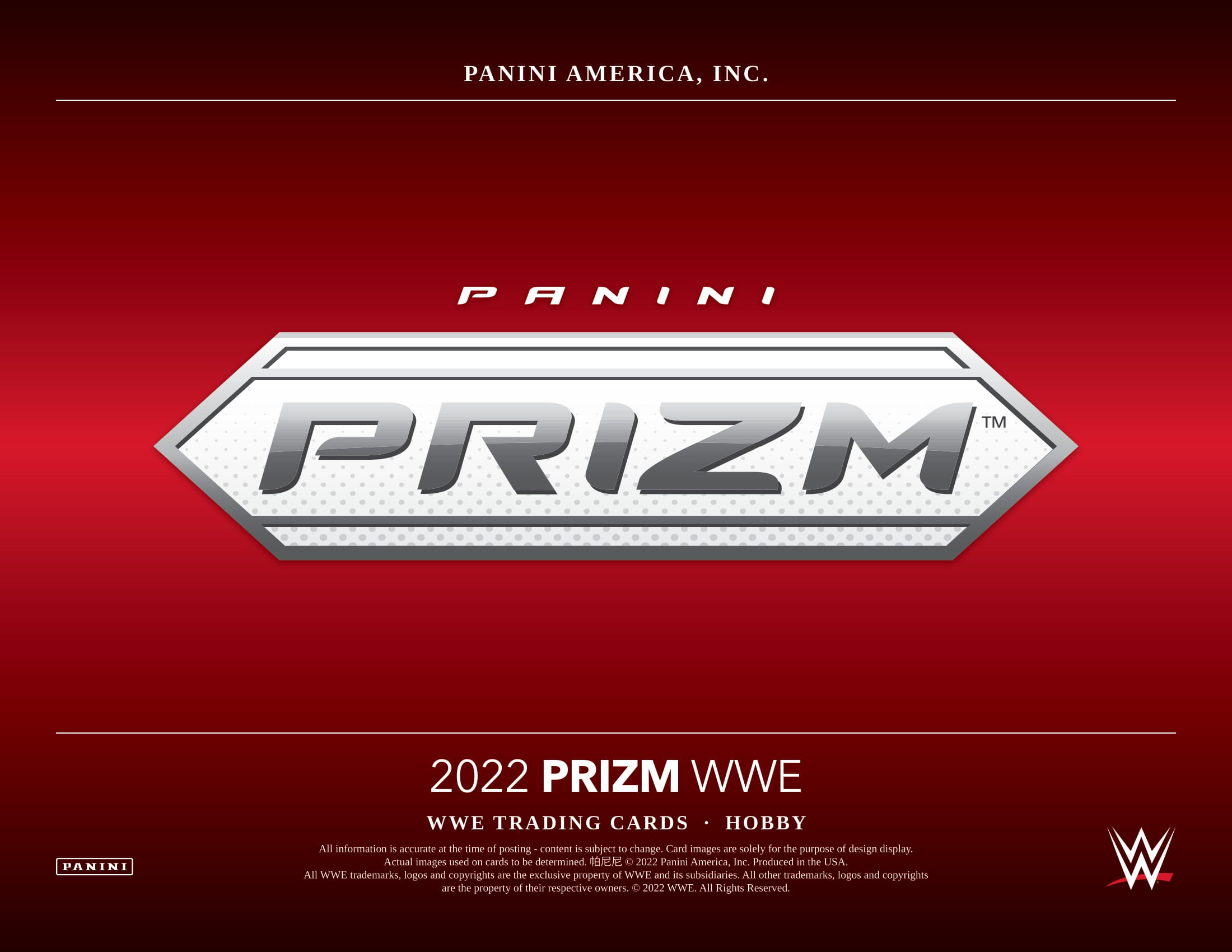 2022 PANINI PRIZM WWE HOBBY