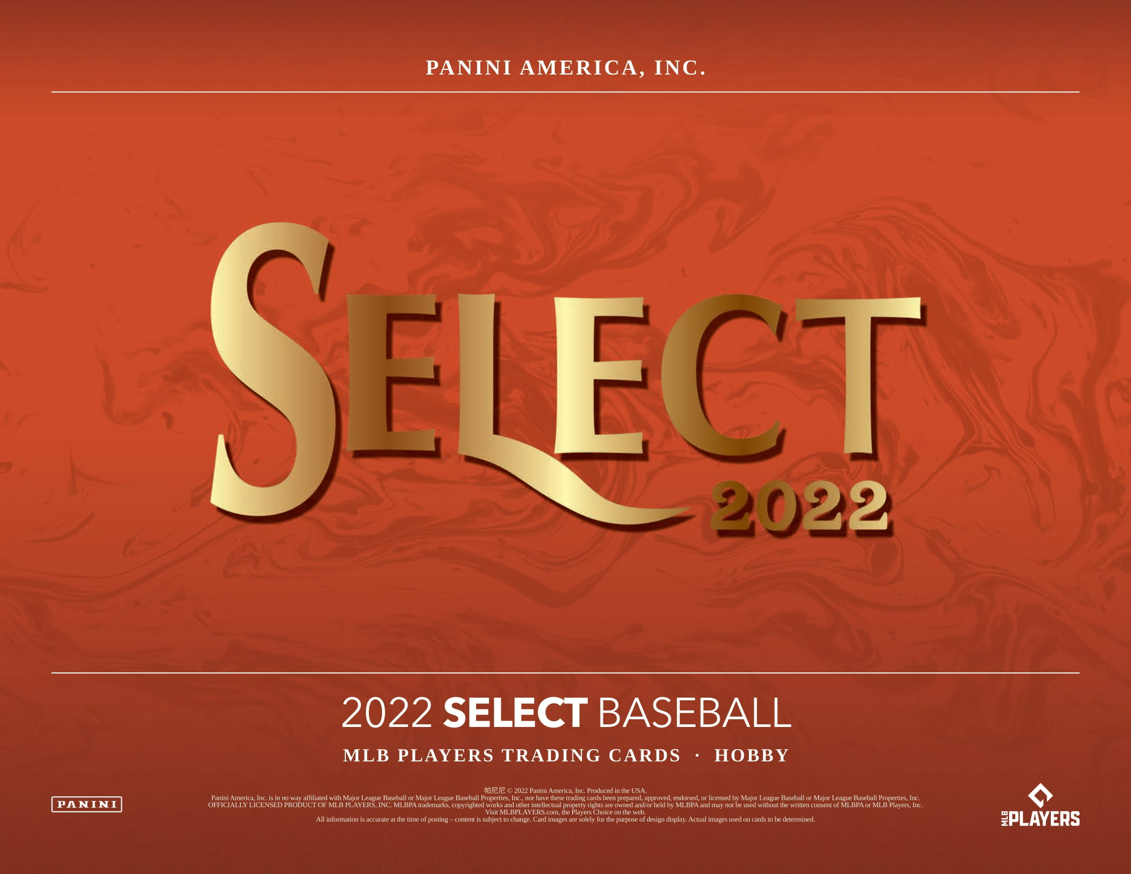 2022 PANINI SELECT BASEBALL HOBBY