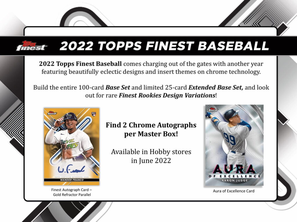 MLB 2022 TOPPS FINEST BASEBALL HOBBY