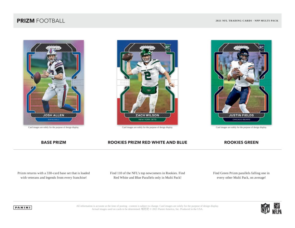 🏈 NFL 2021 PANINI PRIZM FOOTBALL RETAIL NPP MULTI-PACK【製品情報 ...