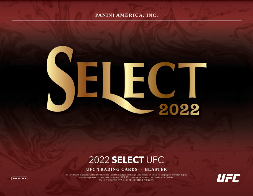2022 PANINI UFC SELECT RETAIL BLASTER