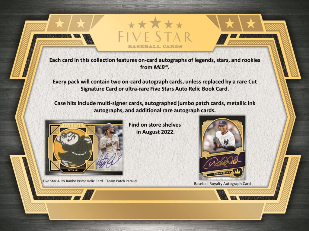 2022 TOPPS FIVE STAR BASEBALL HOBBY