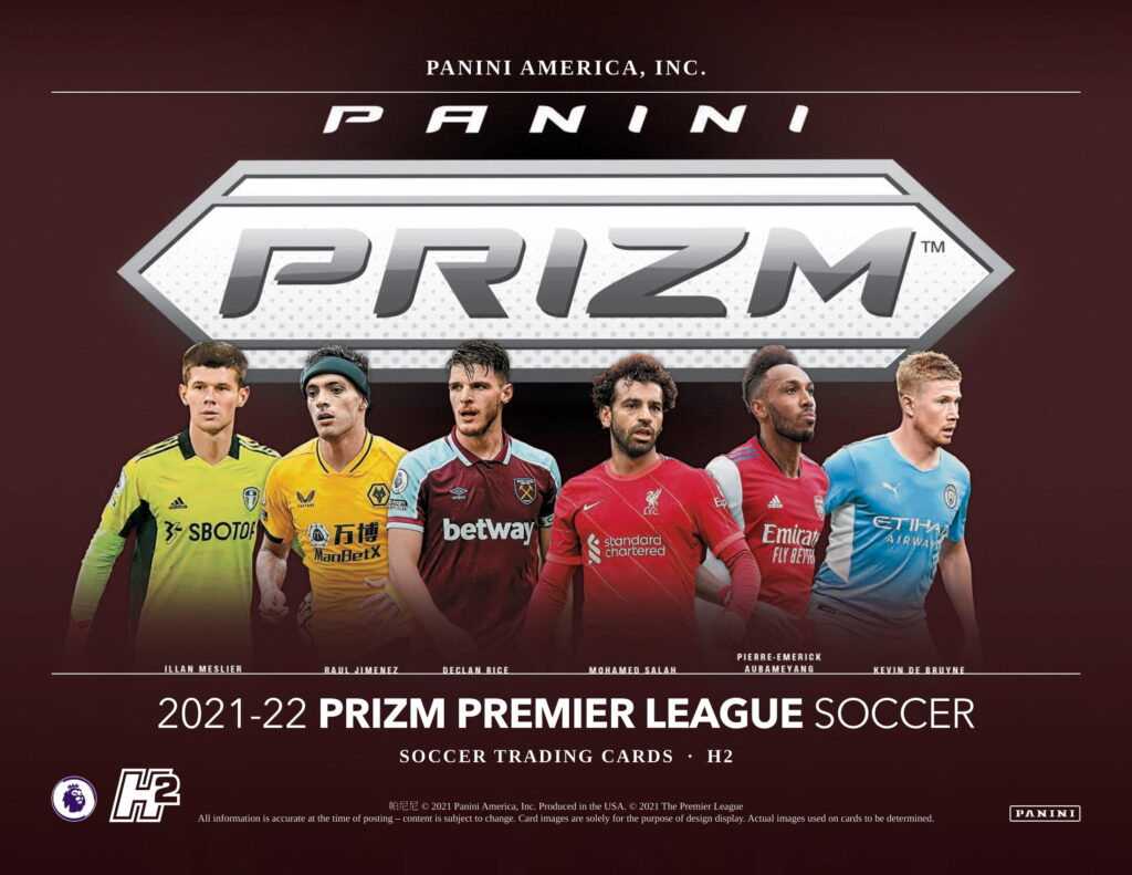 2021-22 PANINI PRIZM PREMIER LEAGUE SOCCER RETAIL H2