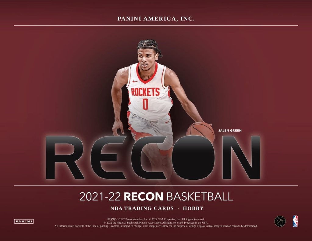 NBA 2021-22 PANINI RECON BASKETBALL HOBBY