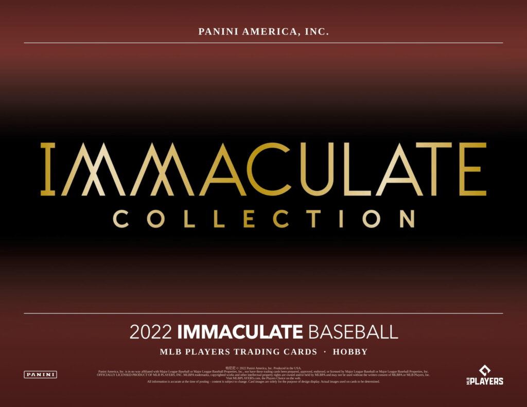 2022 PANINI IMMACULATE COLLECTION BASEBALL HOBBY