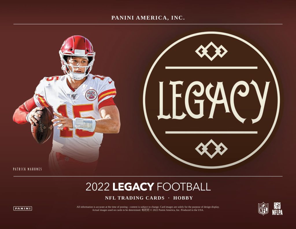 PANINI 2022 LEGACY FOOTBALL HOBBY