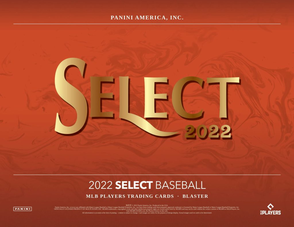 2022 PANINI SELECT BASEBALL RETAIL BLASTER