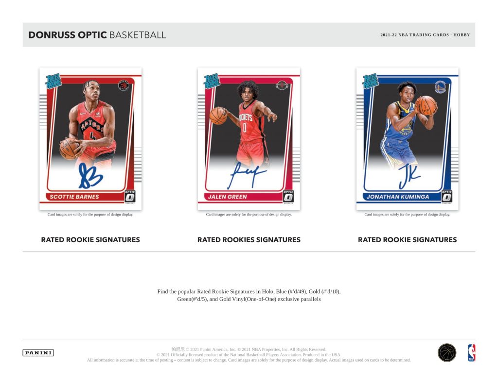 🏀 NBA 2021-22 PANINI DONRUSS OPTIC BASKETBALL HOBBY【製品