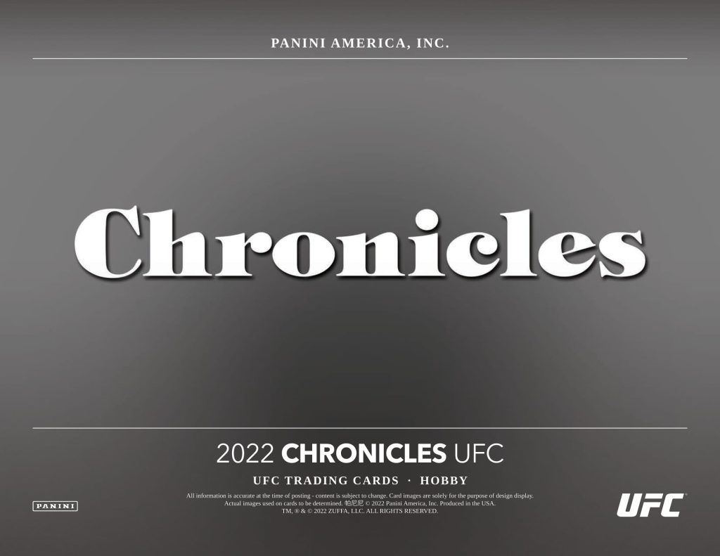 2022 PANINI CHRONICLES UFC HOBBY
