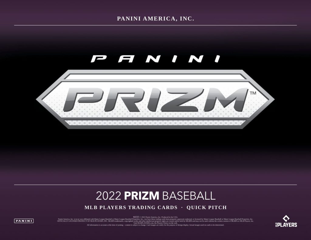 2022 PANINI PRIZM QUICK PITCH BASEBALL HOBBY