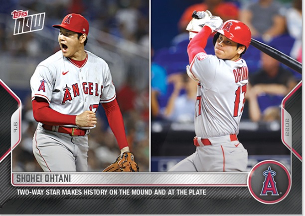 topps now 大谷翔平 579 トップスナウ エンゼルス WBC 16