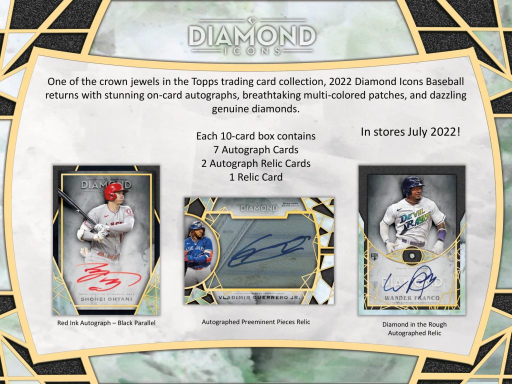 MLB 2022 TOPPS DIAMOND ICONS BASEBALL HOBBY