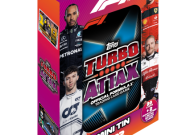 TOPPS FORMULA 1 2022 TURBO ATTAX COLLECTOR TIN -BLUE-