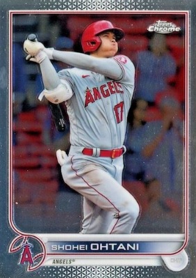 大谷翔平カード　topps chrome レイウェーブ2022