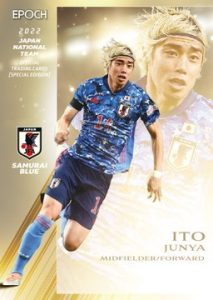 ⚽ EPOCH 2022 サッカー日本代表オフィシャルトレーディングカード 
