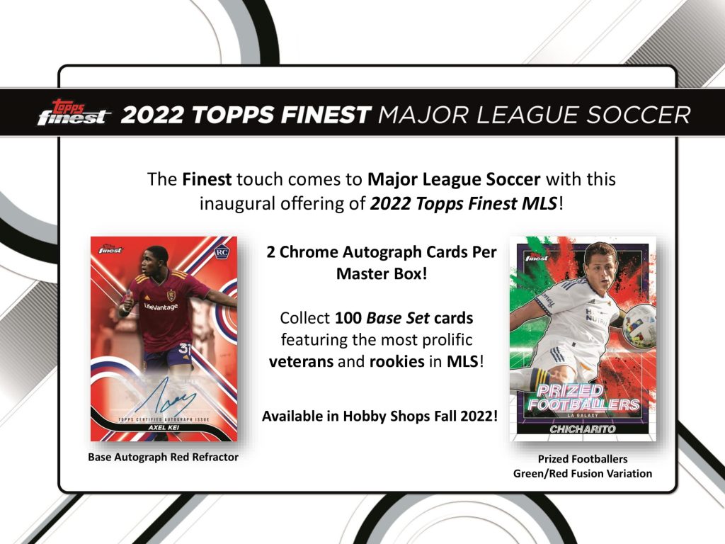 TOPPS FINEST MAJOR LEAGUE SOCCER HOBBY