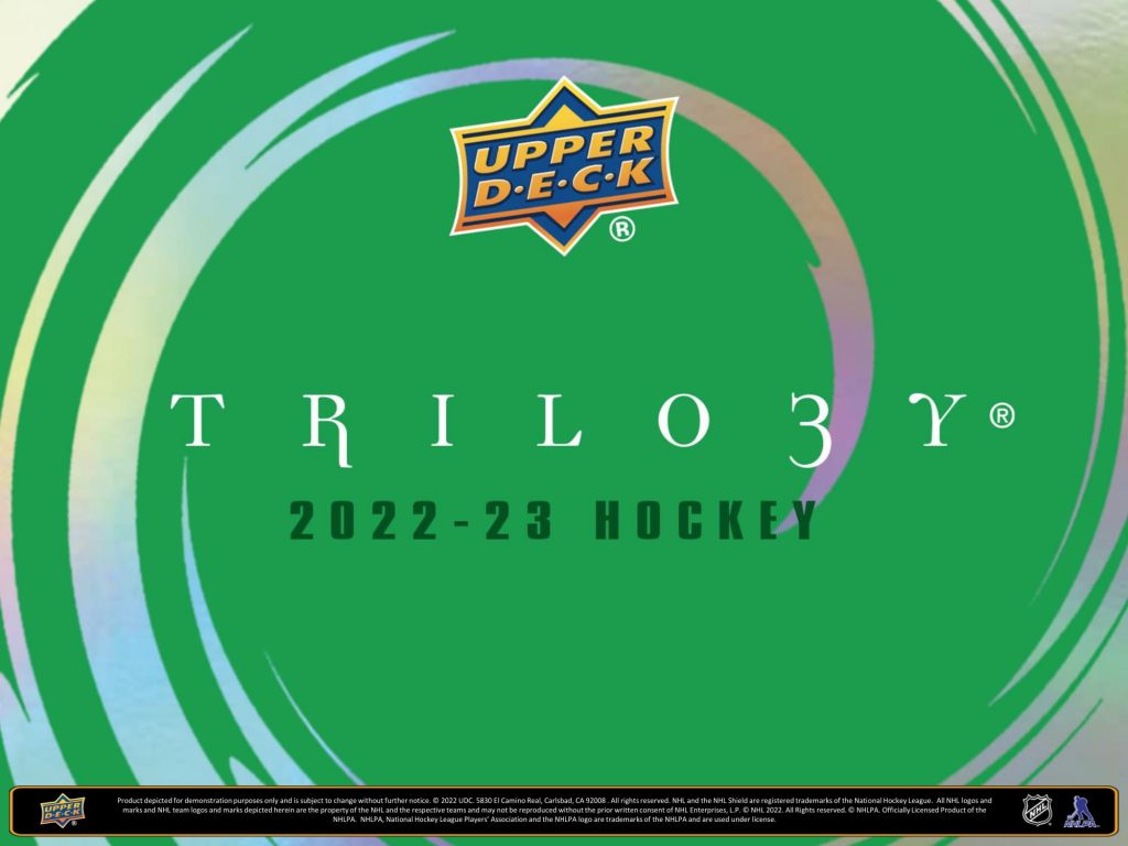 NHL 2022-23 UPPER DECK TRILOGY HOCKEY HOBBY