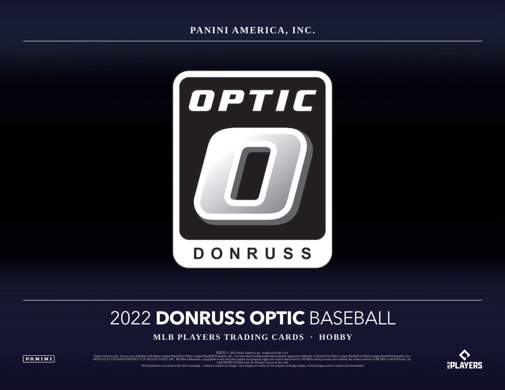 MLB 2022 PANINI DONRUSS OPTIC BASEBALL HOBBY