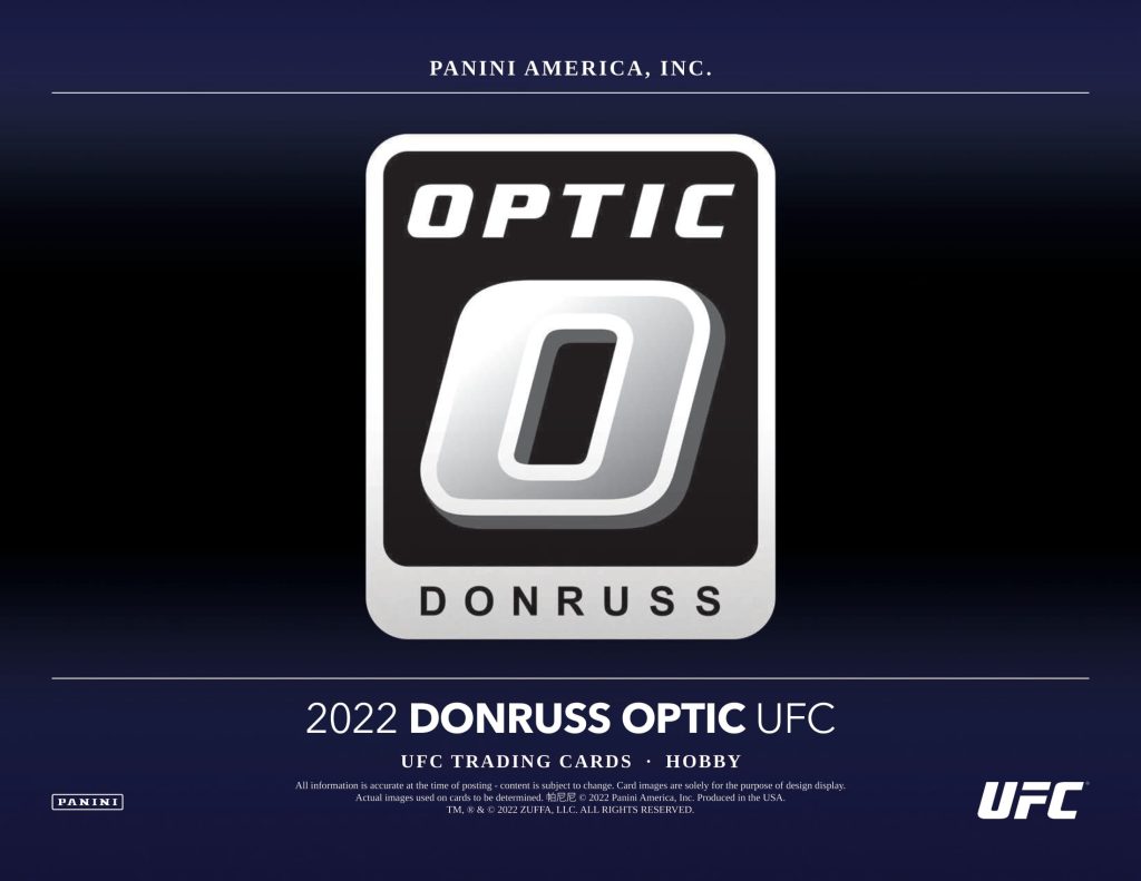 2022 PANINI DONRUSS OPTIC UFC HOBBY