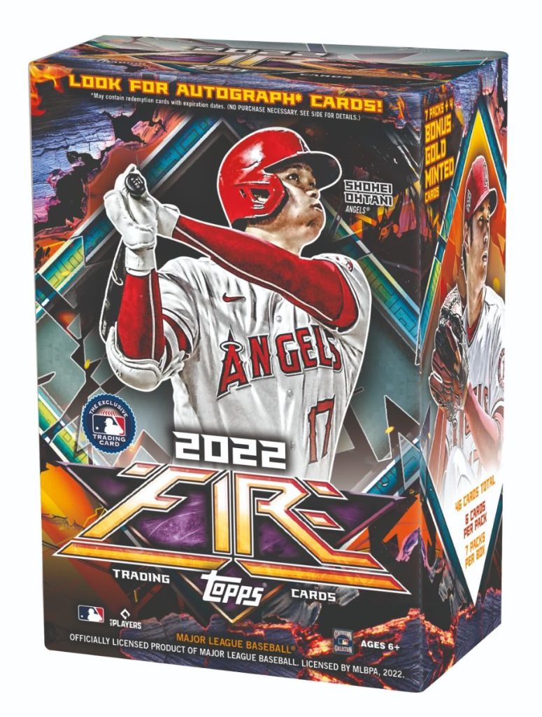 MLB 2022 TOPPS FIRE BASEBALL BLASTER1BOX