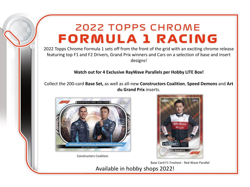 2022 TOPPS FORMULA 1 CHROME HOBBY LITE