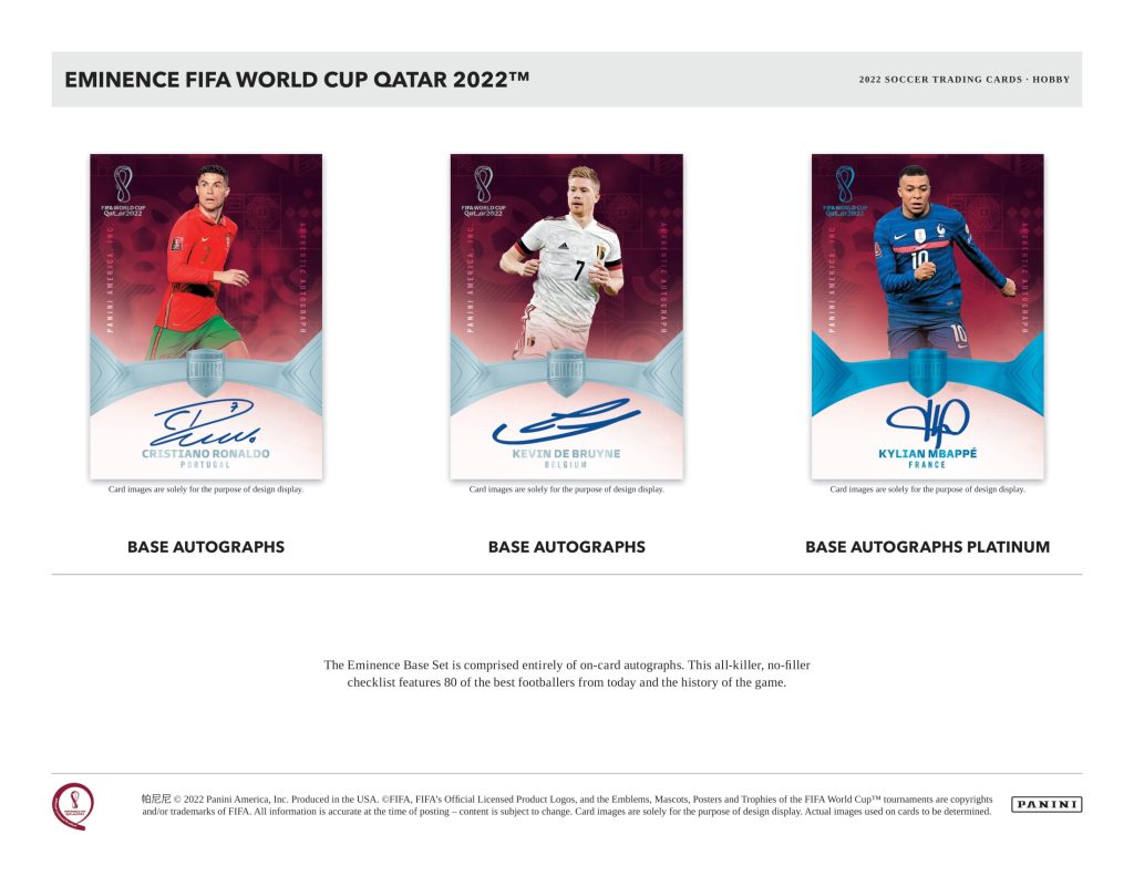 ⚽ 2022 PANINI EMINENCE FIFA WORLD CUP QATAR HOBBY【製品情報