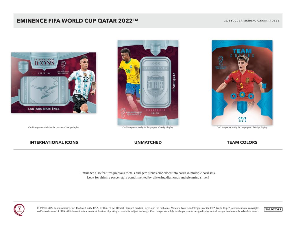 ⚽ 2022 PANINI EMINENCE FIFA WORLD CUP QATAR HOBBY【製品情報