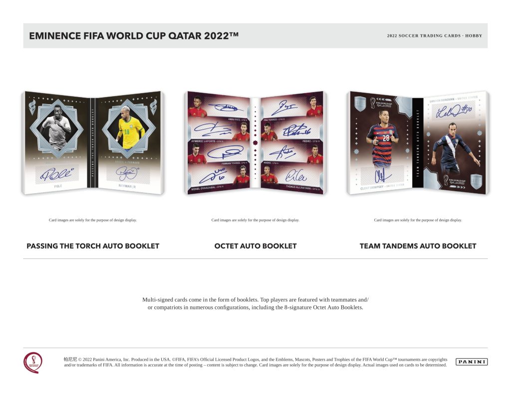 ⚽ 2022 PANINI EMINENCE FIFA WORLD CUP QATAR HOBBY【製品情報