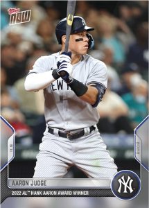 ア・リーグMVPはジャッジ! 「Topps Now」は各賞受賞者を続々とカード
