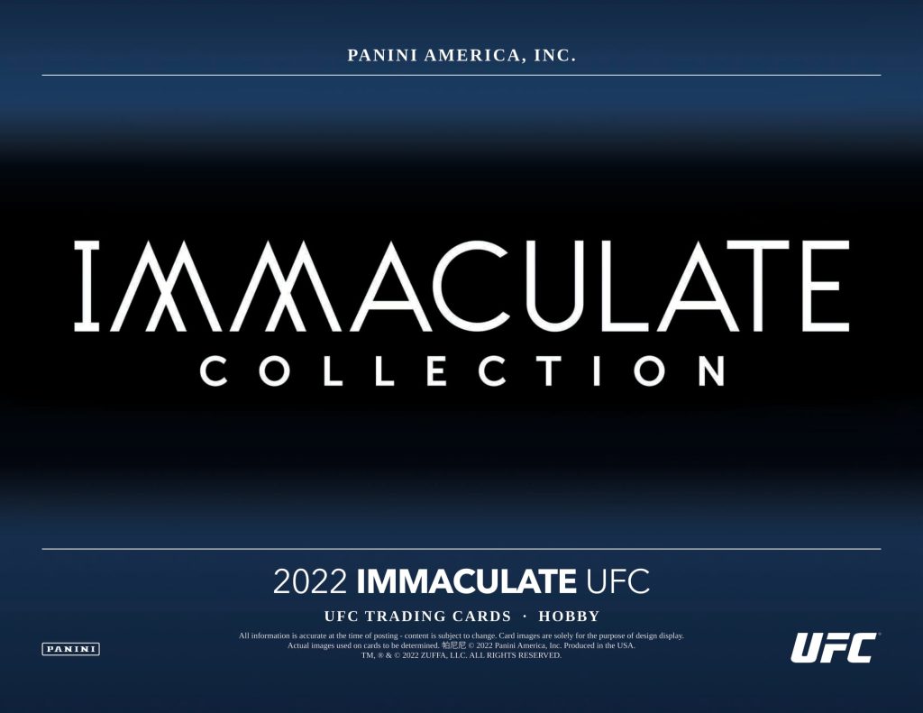 2022 PANINI IMMACULATE COLLECTION UFC HOBBY