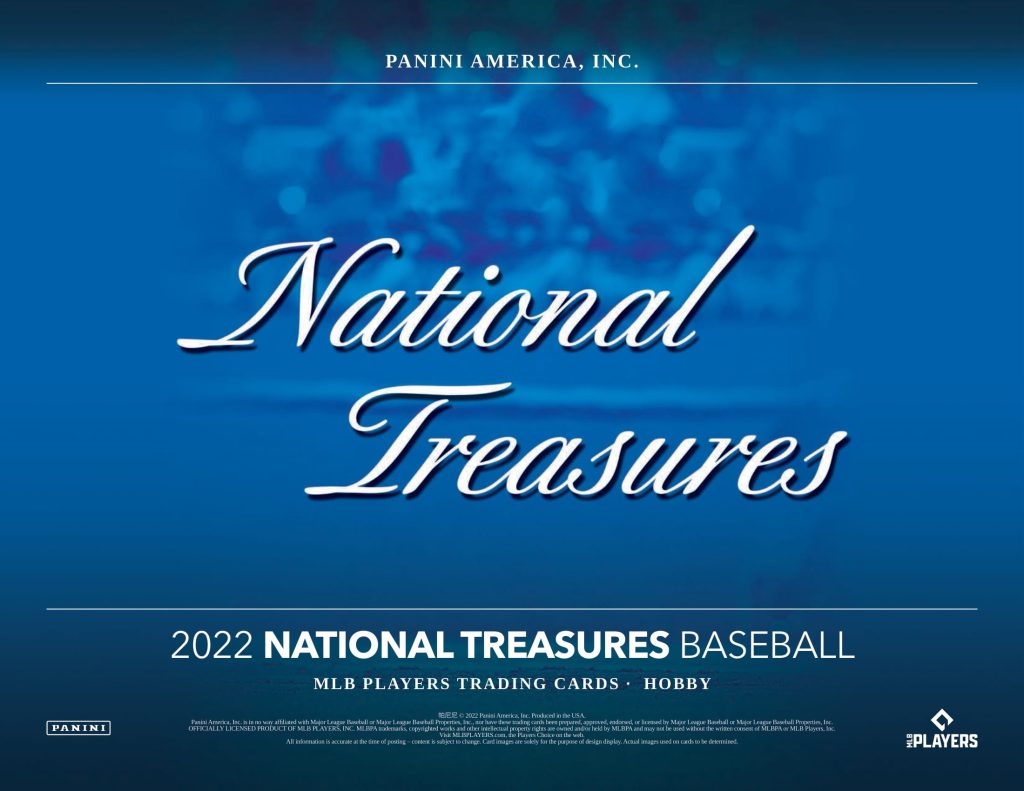 MLB 2022 PANINI NATIONAL TREASURES BASEBALL HOBBY