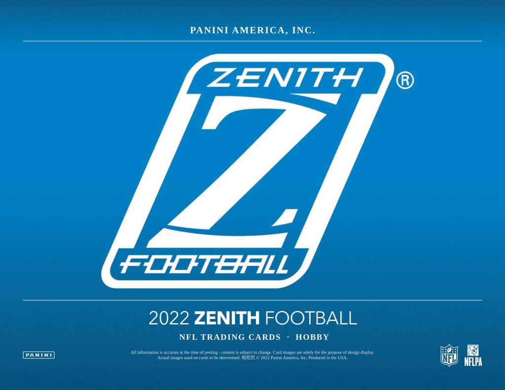 NFL 2022 PANINI ZENITH FOOTBALL HOBBY