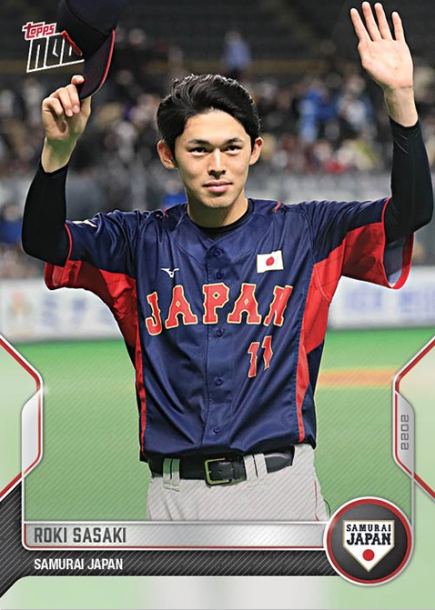 侍ジャパン、今度はチームセット！ 日本限定「TOPPS Now」再び ...