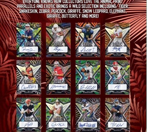 2022 LEAF EXOTIC FOOTBALL HOBBY