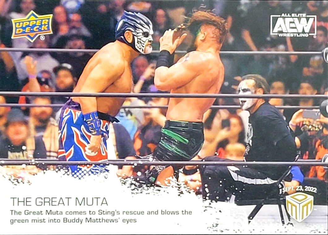 プロレス☆ザ・グレート・ムタ 20 Leaf 直筆サインカード 武藤敬司
