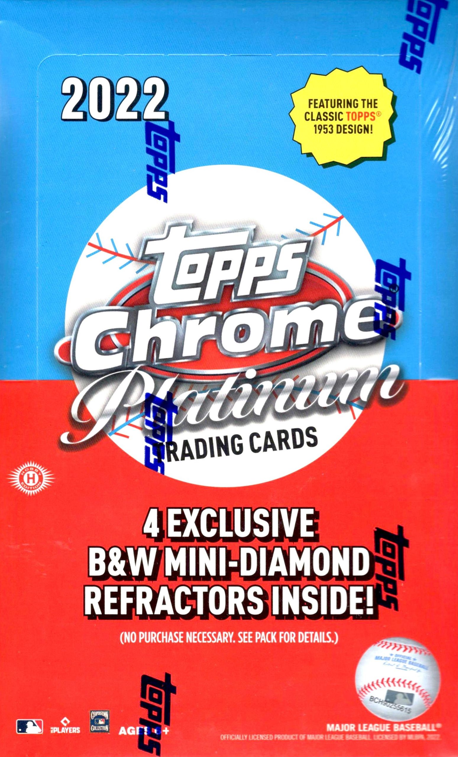 ⚾ MLB 2022 TOPPS CHROME PLATINUM ANNIVERSARY BASEBALL LITE