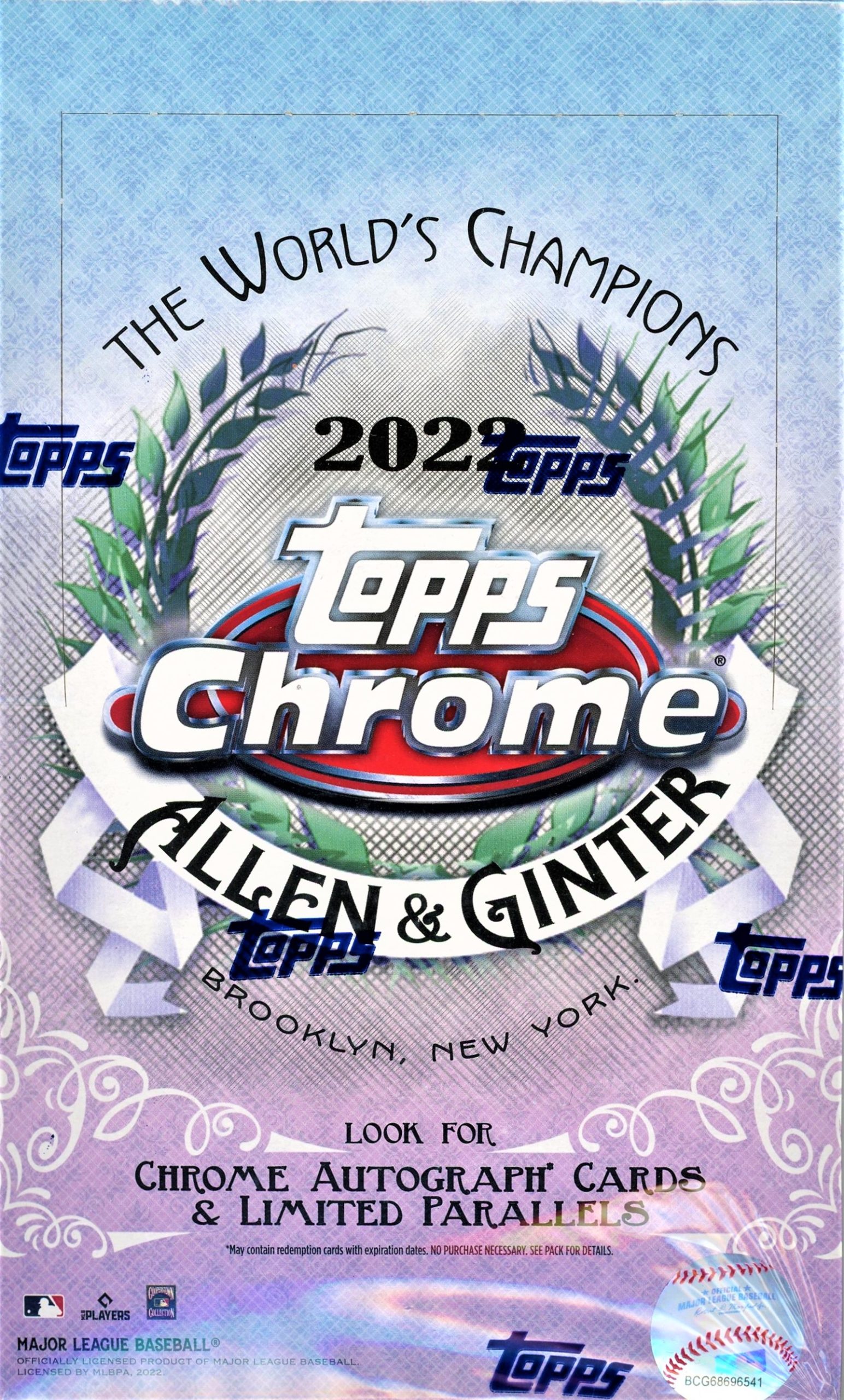 ⚾ MLB 2022 TOPPS ALLEN & GINTER CHROME BASEBALL HOBBY【製品情報 