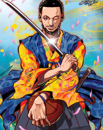 2023 LEAF METAL ANIME NATION STEPHEN CURRY