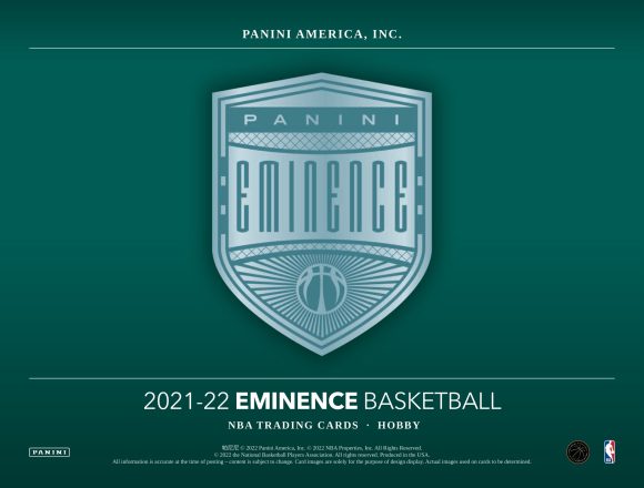 NBA 2021-22 PANINI EMINENCE BASKETBALL HOBBY