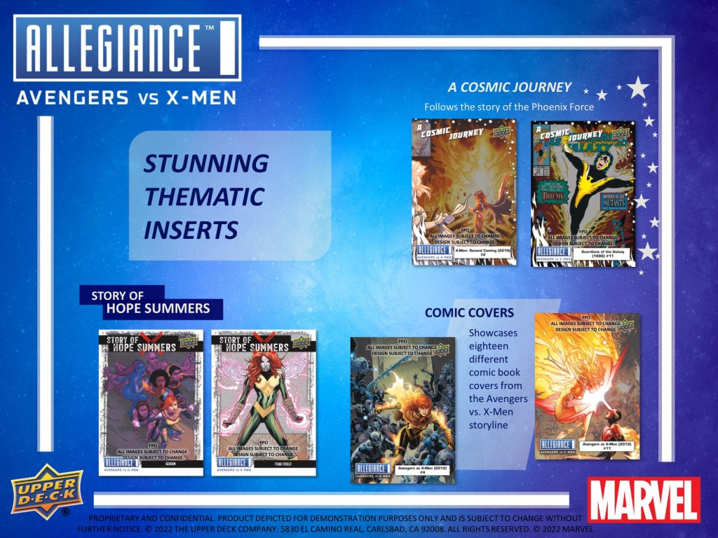 2022 UPPER DECK MARVEL AVENGERS VS X-MEN TRADING CARD【製品情報 ...